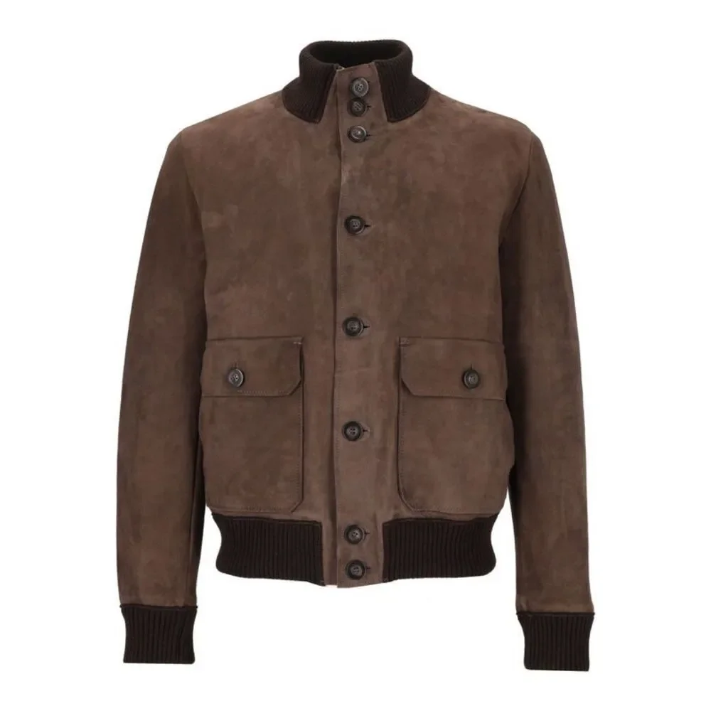 Al Duca D'aosta Men Valstar Suede Jacket